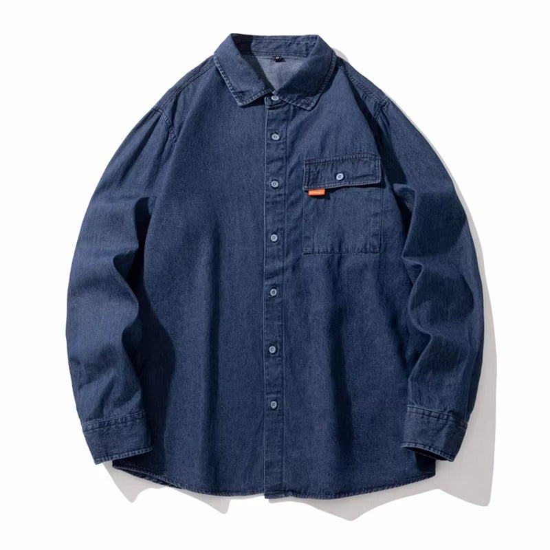 Men’s Classic Washed Denim Shirt
