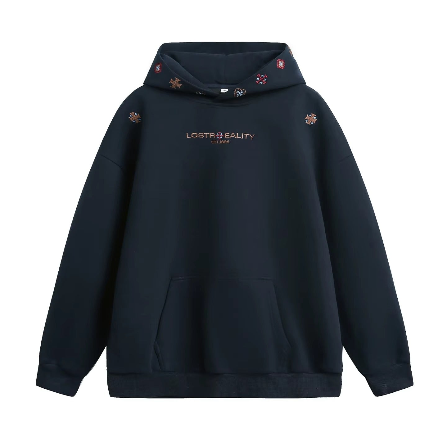 Men’s Ethnic Style Embroidered Hoodie