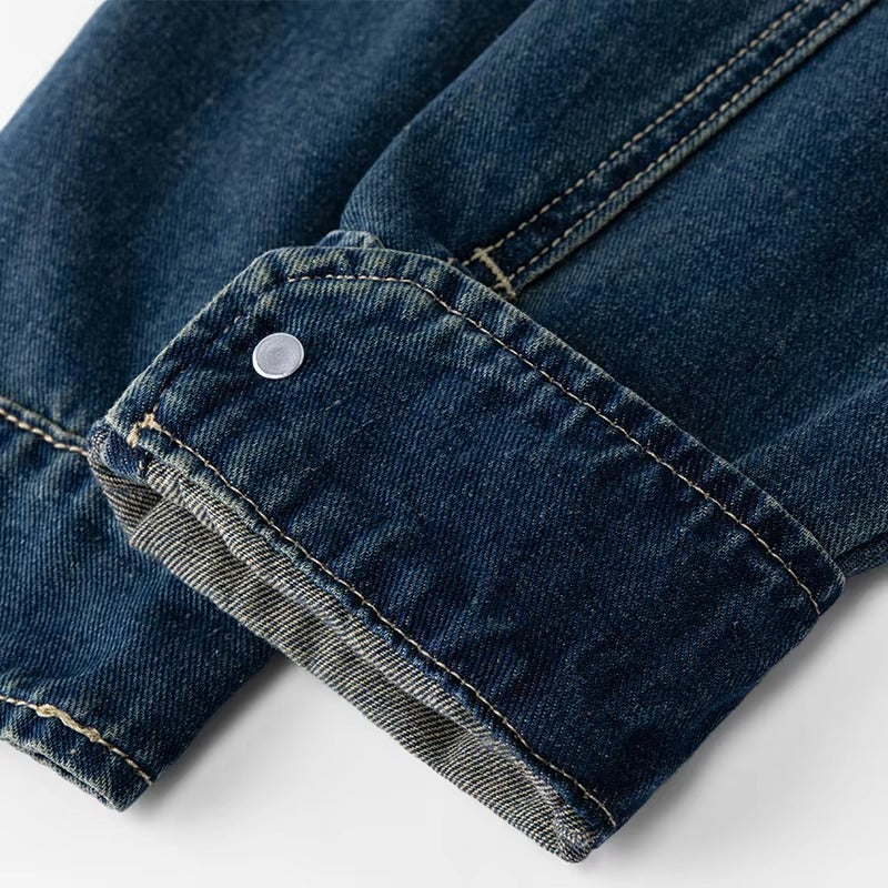 Men’s Casual Retro Loose Denim Shirt