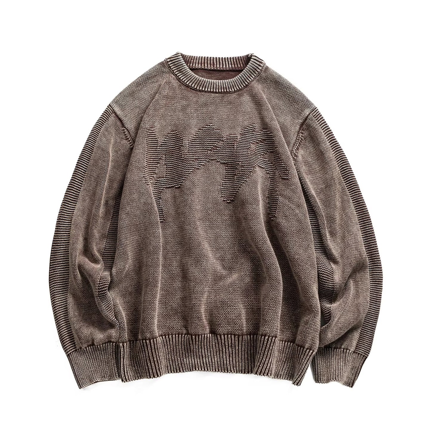 Men’s Amekaji Letter Knit Sweater