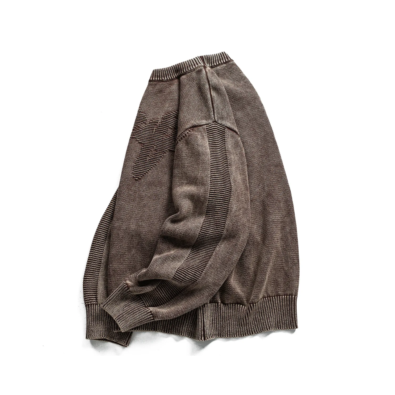Men’s Amekaji Letter Knit Sweater