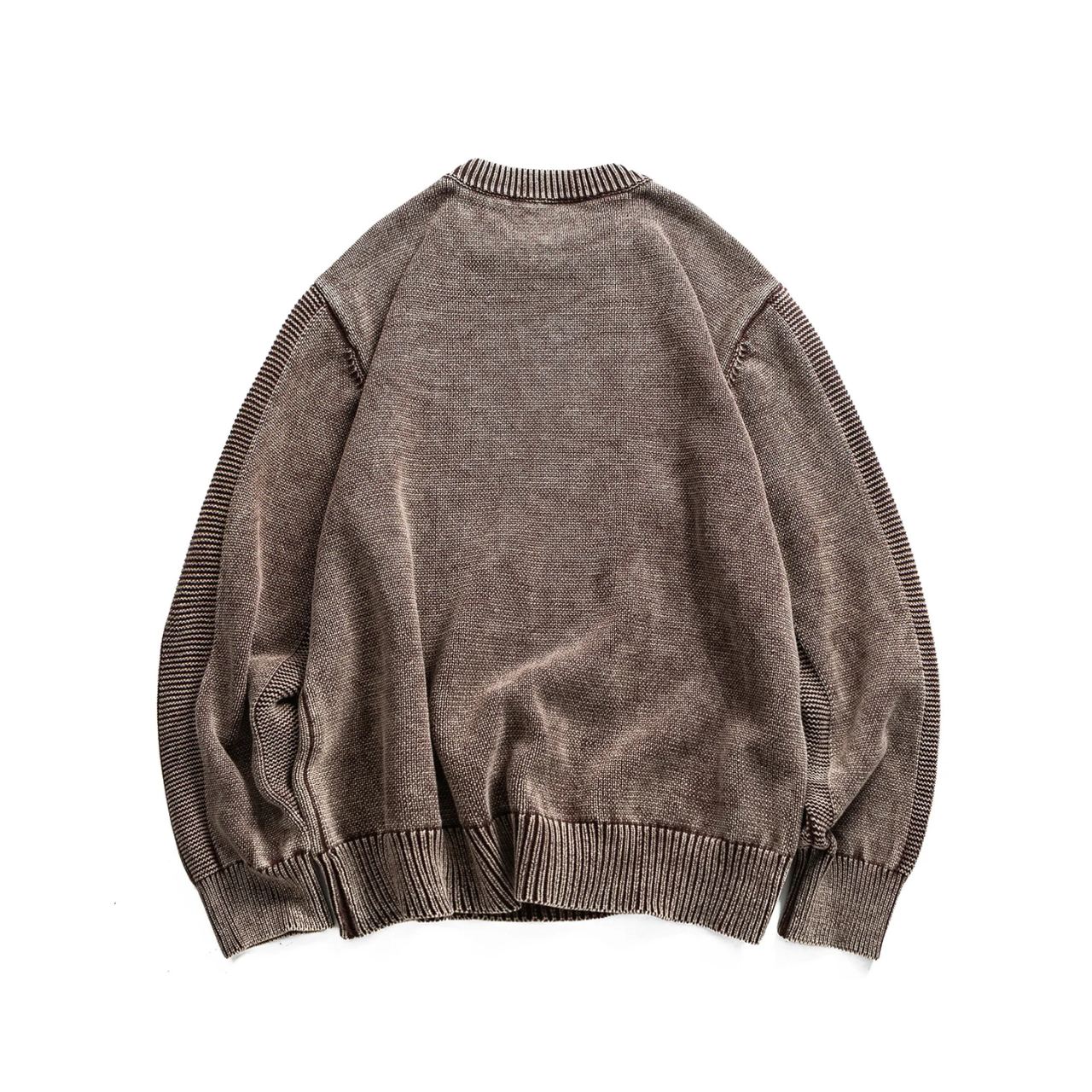 Men’s Amekaji Letter Knit Sweater